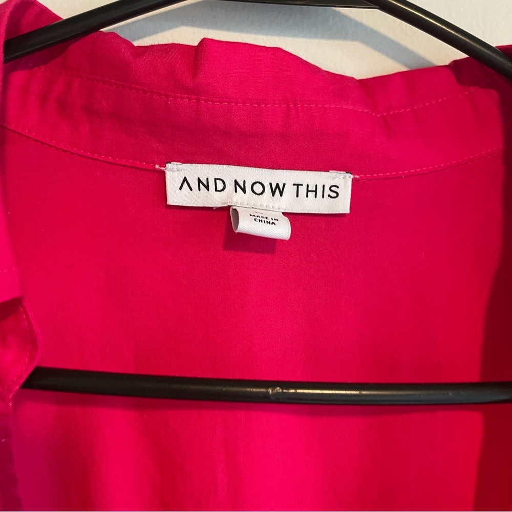 NWT And Now This Cut Out Poplin Dress SZ 1X - Picture 5 of 7